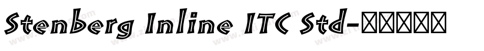 Stenberg Inline ITC Std字体转换